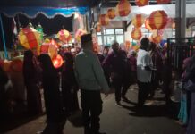 Bhabinkamtibmas Desa Kadurama Hadir Amankan Pawai Ta’aruf Maulid Nabi Muhammad SAW 1448 H