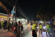 Pawai Ta’aruf Maulid Nabi Muhammad SAW 1448 H Dikawal Bhabinkamtibmas, Babinsa dan Linmas Desa Sidaraja