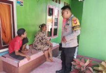 Door to Door Sambang Warga Binaan, Bhabinkamtibmas Desa Kadurama Perkuat Kamtibmas