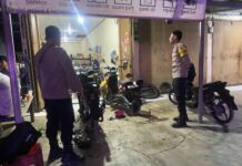 “Polsek Cibingbin Gelar Patroli Malam, Antisipasi C3 dan Gangguan Kamtibmas”
