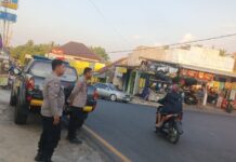 Pengamanan Maksimal Titik Perbatasan, Patroli Blue Light Dipimpin Aipda Johan di Mandirancan