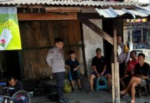 Sinergi Bersama Pemilik Bengkel, DDS Sambang Kamtibmas Bhabinkamtibmas Polsek Mandirancan Aiptu Taufik