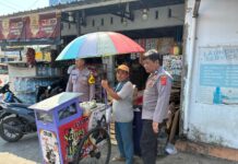 Membentengi Wilayah dari Aksi Kejahatan, Patroli Dialogis Ka SPKT 2 Polsek Mandirancan Aiptu Juro Jauhari, S.H.