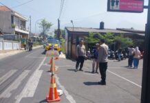 Polsek Kramatmulya Laksanakan patroli Siang antisipasi terjadinya Gangguan Kamtibmas dan tindak kriminalitas di Wilayah Hukum