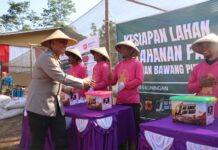 Dukung Program Swasembada Pangan, Kapolda Jabar Tinjau Lahan Budidaya Bawang Putih di Darma Kuningan