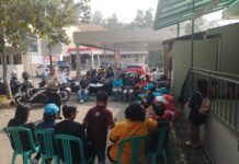 personil polsek cigugur patroli dialogis monitoring RS Sekarkamulyan , himbau jaga kamtibmas
