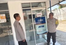 Pesta Kemerdekaan Usai, Unit Patroli Polsek Mandirancan Gerak Cepat Cek Mesin ATM Bank BRI
