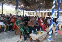 Pawai Meriah HUT RI ke-81, Kapolsek Mandirancan AKP Atang Mulyana. SE Tinjau Pembukaan Karnaval di Kampus Yayasan Pembangunan