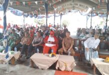 Kreativitas Tanpa Batas di Karnaval HUT RI ke-81, Kapolsek Mandirancan AKP Atang Mulyana. SE Hadiri Pembukaan di Yayasan Pembangunan