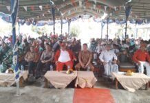 Penuh Warna dan Semangat Juang, Kapolsek Mandirancan AKP Atang Mulyana. SE Ikuti Pembukaan Karnaval Kemerdekaan ke-81