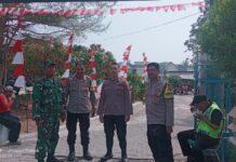 Sinergi Pengamanan Hari Kemerdekaan, Anggota Polsek Mandirancan Sambangi Ponpes Al Muawanah