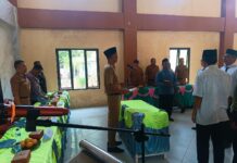 Kapolsek Pancalang Hadiri Pelantikan Perangkat Desa dan Serah Terima Alih Jabatan Desa Rajawetan, Perkuat Sinergitas Polri dan Pemerintah Desa
