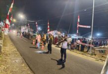 Kapolsek Pancalang Ipda Lukman Hakim Pimpin Patroli Dialogis dan Monitoring Peringatan Maulid Nabi Muhammad SAW 1448 H serta Tradisi Babarit Desa Tajur untuk Menjaga Situasi Kamtibmas Tetap Aman