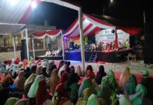 Kapolsek Pancalang Ipda Lukman Hakim Hadiri Peringatan Maulid Nabi Muhammad SAW 1448 H di Alun-Alun Desa Silebu, Perkuat Silaturahmi dengan Ulama, Tokoh Masyarakat dan Warga