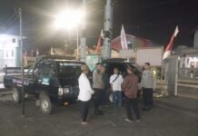 Polsek Kramatmulya Laksanakan Patroli Malam Antisipasi tindak kriminalitas dan Gangguan Kamtibmas Sambangi Warga Desa Kramatmulya