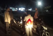 Menyisir Malam Menumpas Keresahan, Ka SPKT Polsek Mandirancan Bubarkan Remaja Nongkrong Demi Tekan Geng Motor dan Balap Liar