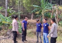 Polsek Cilimus Perkuat Langkah Preventif Cegah Karhutla di Wilayah Perkebunan