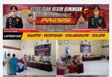 Polsek Cilimus Hadiri Pelantikan Kepala Dusun Manis Desa Sangkanurip