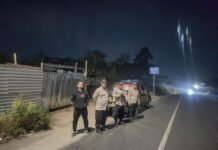 Malam Minggu Aman, Polsek Jalaksana Laksanakan Patroli KRYD di Titik Rawan