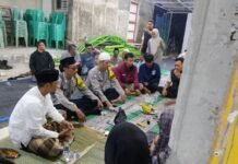 Bhabinkamtibmas Desa Jatimulya Kec. Cidahu Kab. Kuningan Hadiri Maulid Nabi