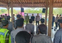 Kapolsek Cidahu Hadiri Apel Kesiapsiagaan Penanggulangan Bencana Kebakaran Tingkat Kecamatan Cidahu Tahun 2026