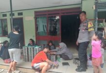 Bhabinkamtibmas Desa Ciawilor Monitoring Penyaluran Makan Bergizi Gratis untuk Balita dan Ibu Hamil