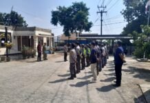 Kapolsek Pancalang Pimpin Apel Kesiapsiagaan Antisipasi Karhutla, Libatkan Bhabinkamtibmas, Babinsa, Linmas dan Masyarakat Peduli Api