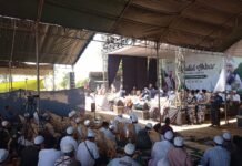 Kapolsek Pancalang Hadir dan Laksanakan Pengamanan Peringatan Maulid Nabi Muhammad SAW di Pondok Pesantren An Nur Caruban Tarikolot