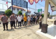Polsek Ciawigebang Gelar Apel Kesiapsiagaan Penanggulangan Karhutla Tahun 2026