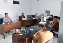 Cegah Karhutla, Bhabinkamtibmas Desa Mekarsari Perkuat Koordinasi dengan Pemerintah Desa