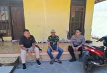 Anggota Reskrim dan Bhabinkamtibmas Polsek Cidahu Himbau Masyarakat Waspada Curanmor