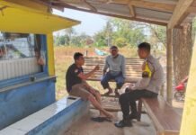 Bhabinkamtibmas Desa Sidaraja Sambang Warga Binaan, Ajak Masyarakat Cegah Karhutla