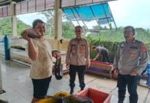 Patroli Dialogis Polsek Cidahu Polres Kuningan Jawa Barat Aipda Rudianto, Aipda Ohid dan Bripka A. Fauzi