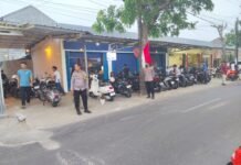 Cegah Gangguan Kamtibmas, Polsek Ciawigebang Amankan Nobar Persija vs Persib di Coffee Koka