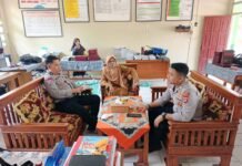 Anggota Patroli Polsek Cidahu Laksanakan Patroli ke SDN Wanasarana