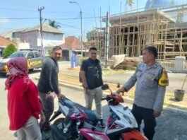 Reskrim Polsek Cidahu Himbau Warga Kunci Stang Kendaraan dan Jangan Tinggalkan Kunci di Motor