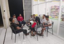 Anggota Reskrim Polsek Cidahu Himbau Warga yang Nongkrong Malam Waspada Begal dan Kejahatan Jalanan