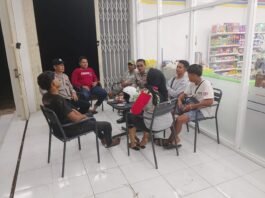 Anggota Reskrim Polsek Cidahu Himbau Warga yang Nongkrong Malam Waspada Begal dan Kejahatan Jalanan