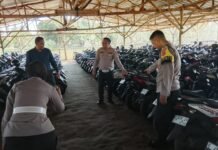 Cegah Gangguan Kamtibmas, Polsek Ciawigebang dan Satlantas Tertibkan Knalpot Brong di SMK Model Patriot IV Ciawigebang