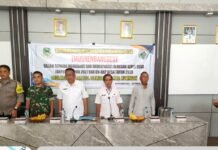 Sinergitas Tiga Pilar, Bhabinkamtibmas Desa Kapandayan Hadiri Musrenbangdes