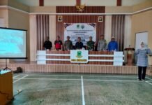 Bhabinkamtibmas Desa Mekarjaya Hadiri Musrenbangdes RKPDES Tahun 2027 dan DU-RKP Desa Tahun 2028