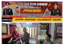 Kapolsek Ciwaru Sambangi Warga, Perkuat Harkamtibmas dan Komunikasi Kamtibmas
