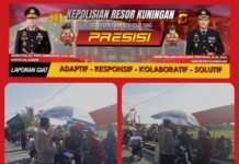 Aiptu Aris Sunandar Sambangi Warga, Sampaikan Imbauan Kamtibmas