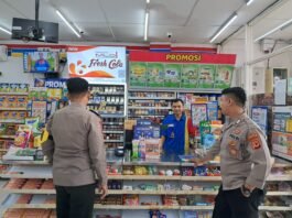 Jaga Stabilitas Keamanan, Polsek Cidahu Gencar Patroli Sambang ke Pusat Perbelanjaan