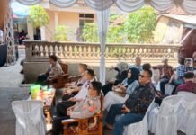 Bhabinkamtibmas Polsek Ciawigebang Laksanakan Pengamanan Hiburan Organ Dangdut di Hajatan Warga Desa Sidaraja