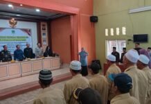 Sinergitas Polri dan Pemdes, Bhabinkamtibmas Hadiri Musrenbangdes Desa Cipicung