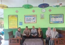 Ciptakan Lingkungan Sekolah Aman dan Kondusif, Polsek Ciawigebang Silaturahmi Kamtibmas dengan Guru SMP Negeri 4 Ciawigebang
