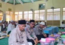 Kanit Binmas Polsek Cidahu Hadiri Peringatan Maulid Nabi Muhammad SAW di Ponpes Al Barokah Mansyuri Desa Kertawana