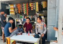 POLSEK LURAGUNG MELAKSANAKAN PATROLI MEMBERIKAN HIMBAUAN AGAR TETAP JAGA KEAMANAN