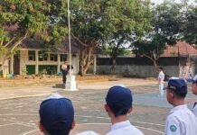Kapolsek Pancalang Jadi Pembina Upacara di SMPN 1 Pancalang, Sampaikan Pesan Kamtibmas dan Ajak Siswa Menjaga Disiplin serta Keamanan Lingkungan